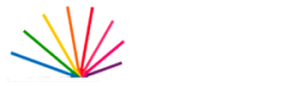 Logo Aurea Formacion blanco